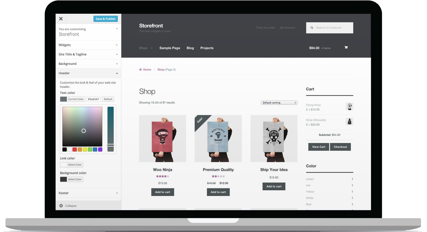 wordpress webshop maken