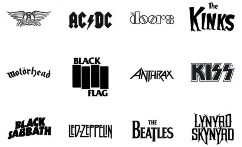 band logo ontwerpen
