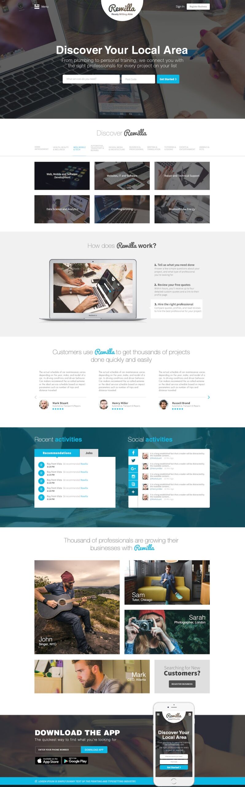 webdesign layout